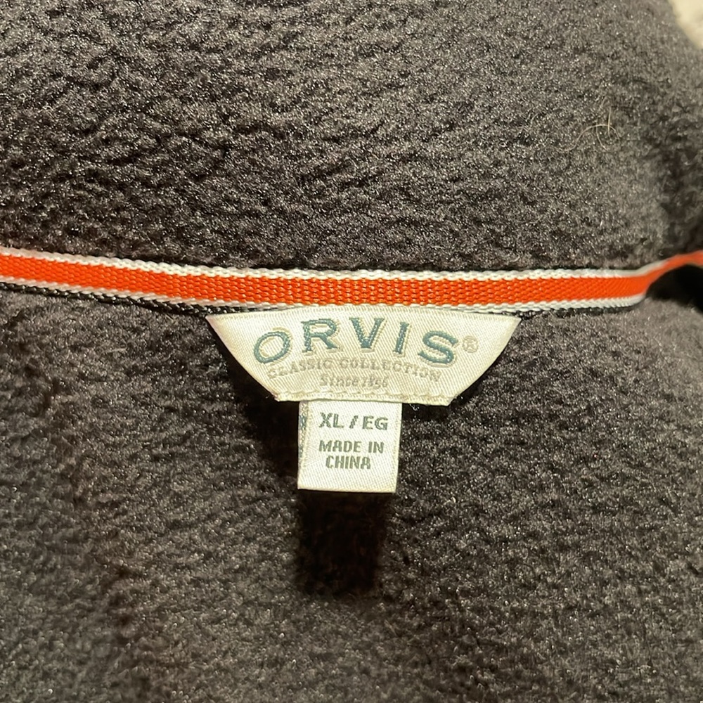 🌫️Orvis Men’s Full Zip Heavyweight Fleece Jacket - Picture 10 of 12